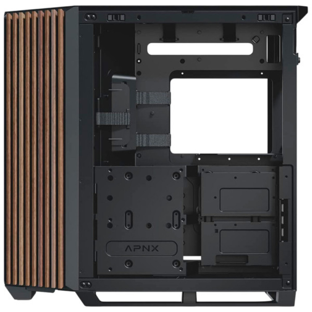 Корпус для ПК APNX V1-W Black (APCM-VI01103.11)