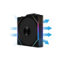 Кулер до корпусу Lian Li Uni Fan TL WIRELESS 120-3, Black (G99.12TL1W3B.00)