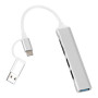 Концентратор Dynamode 5-in-1 USB Type-C/Type-A to 1хUSB3.0, 2xUSB 2.0, card-reader SD/MicroSD (DM-UH-518) Концентратор Dynamode 5-in-1 USB Type-C/Type-A to 1хUSB3.0, 2xUSB 2.0, card-reader SD/MicroSD (DM-UH-518)