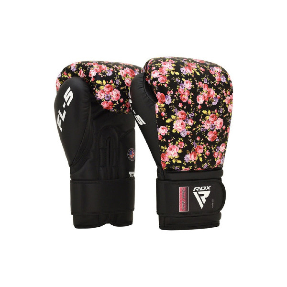 Боксерські рукавички RDX FL-5 Black 8 унцій (BGR-FL5B-8oz)