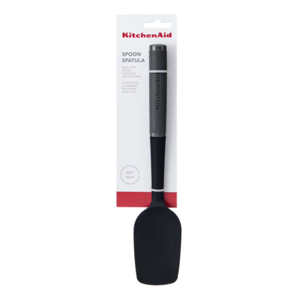 Лопатка кухонна KitchenAid Coreline силіконова, 34 см, сірий (KAS030OHCGG)