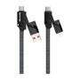 Дата кабель USB-C to USB-C + Lightning + USB-A 1.5m Black Proda (PD-B96th-BK) Дата кабель USB-C to USB-C + Lightning + USB-A 1.5m Black Proda (PD-B96th-BK)