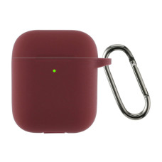 Чохол для навушників Armorstandart Ultrathin Silicone Case With Hook для Apple AirPods 2 Burgundy (ARM59680)