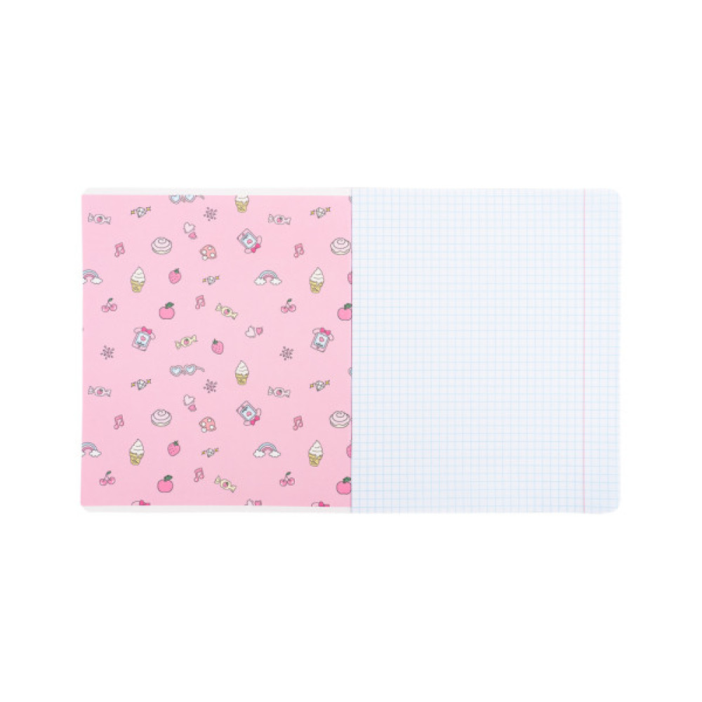 Зошит Kite Kuromi, 12 аркушів, клітинка (HK25-232-4)