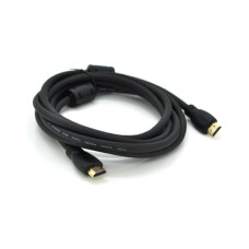 Кабель мультимедійний HDMI M to HDMI M 1.5m V2.0 4K black Ritar (HDMI(M)/(M)V2.0-1.5m-347B)