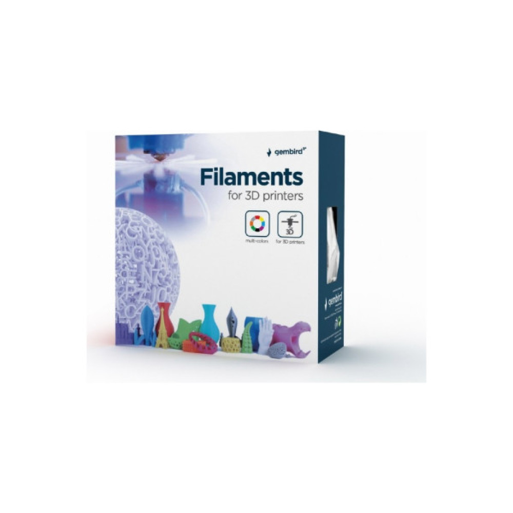 Пластик для 3D-принтера Gembird PLA High Speed 1.75 мм, 1kg black (3DP-PLA1.75HY-01-BK)