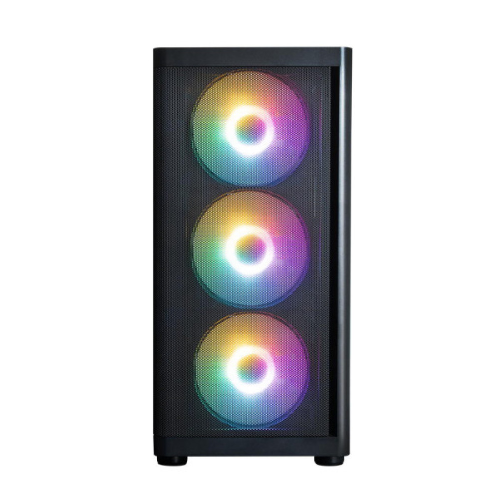Корпус Zalman M4 SE без БЖ, 1xUSB3.0, 2xUSB2.0, 6x120мм FRGB, VGA 320мм, LCS ready, TG Side Panel, mATX, чорний