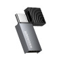 Зчитувач флеш-карт Essager USB-C + USB-A to Micro SD black (EDKTF-QW0G-P)