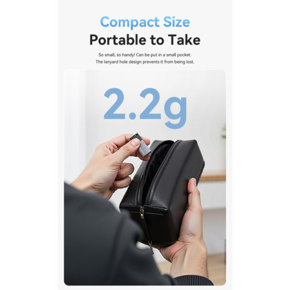 Зчитувач флеш-карт Essager USB-C + USB-A to Micro SD black (EDKTF-QW0G-P)