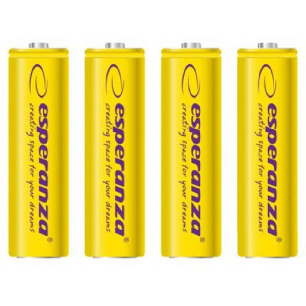 Акумулятор Esperanza AA 2000mAh Ni-MH * 4 yellow (EZA104Y)