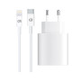 Зарядний пристрій Armorstandart AMHJ83 20W USB-C White + cable USB-C to Lightning (ARM77724)