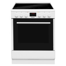 Плита Hansa електрична склокерамічна, 65л, 60x60см, дисплей, конвекція, білий