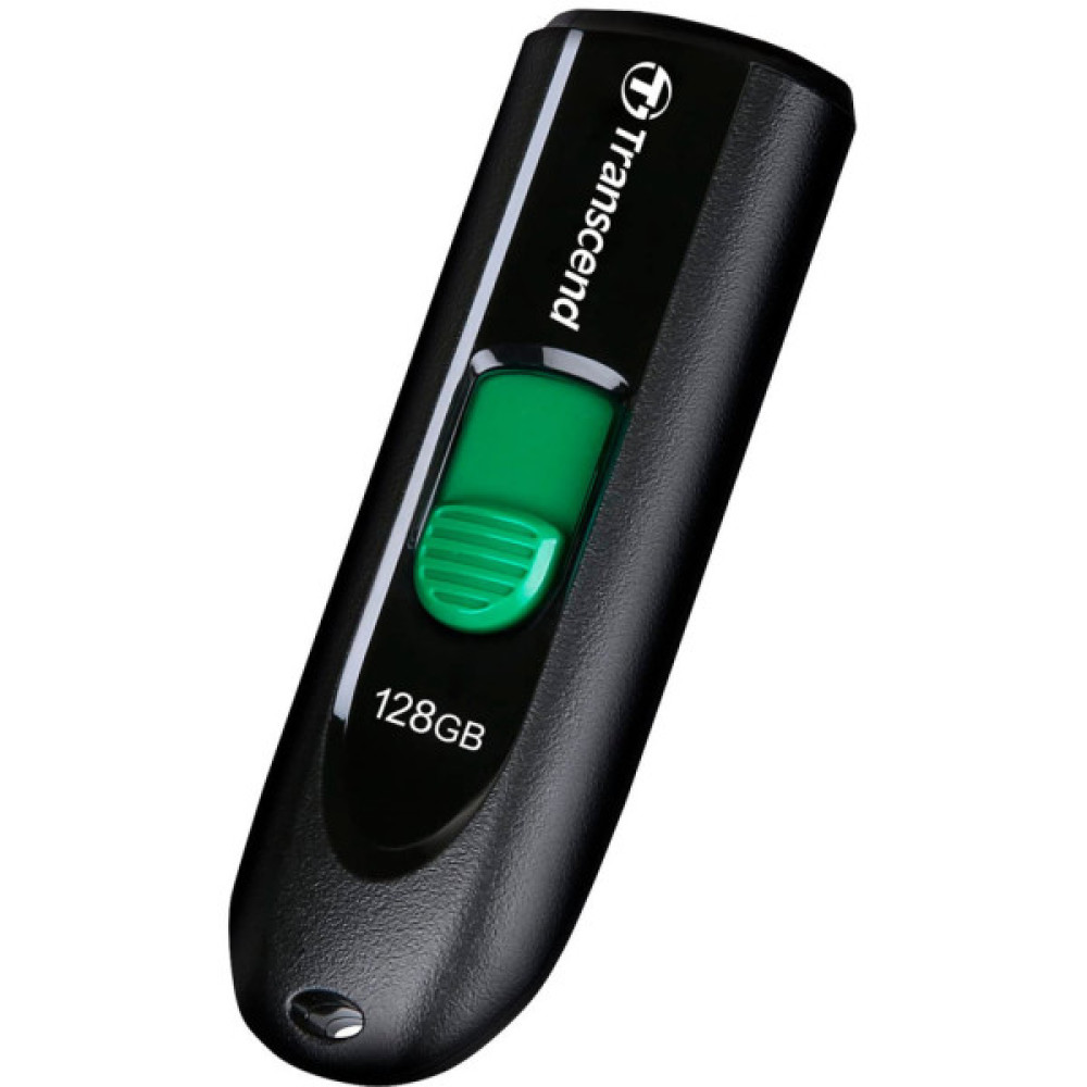 USB флеш накопичувач Transcend 128GB JetFlash 790C Black USB 3.1 Type C (TS128GJF790C)