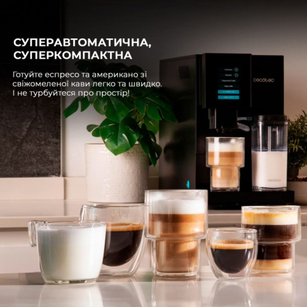 Кавомашина Cecotec Cremmaet Compactccino Black/Silver (A01 EU01 105455)