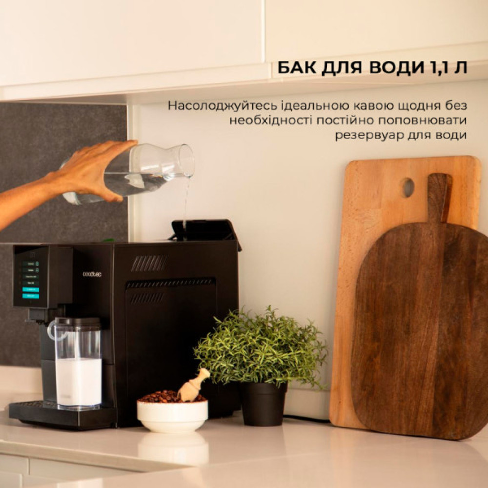 Кавомашина Cecotec Cremmaet Compactccino Black/Silver (A01 EU01 105455)
