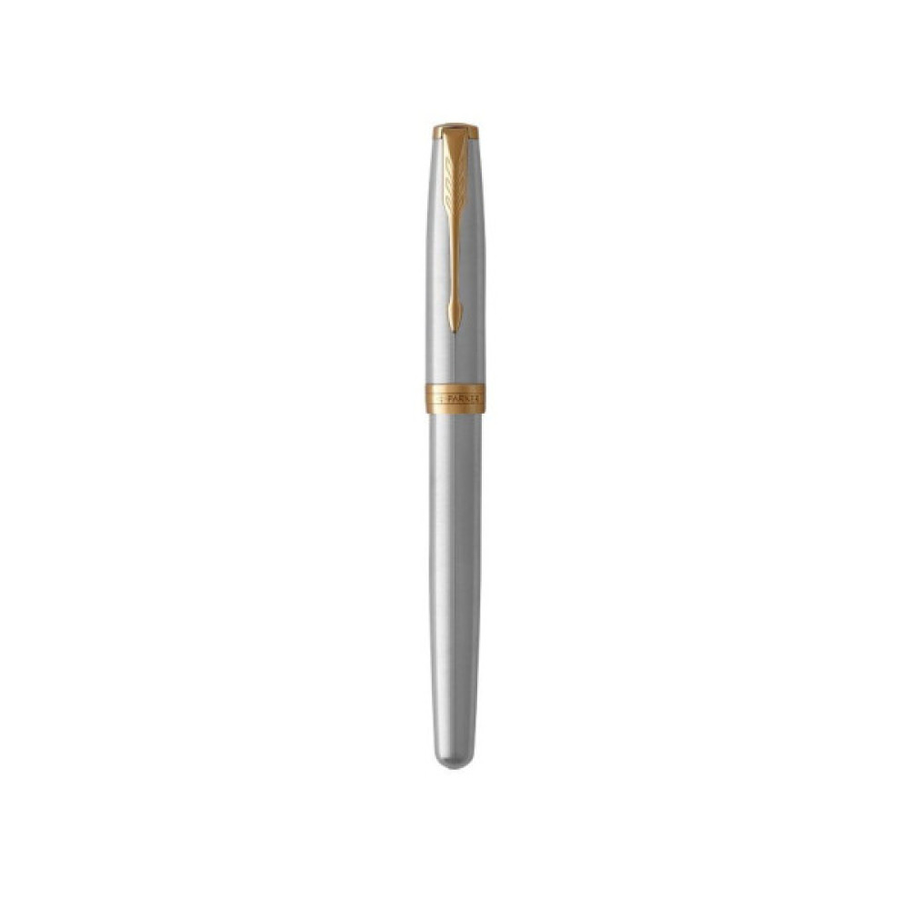 Ручка пір'яна Parker SONNET 17 Stainless Steel GT  FP F (84 111)