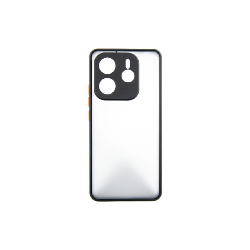 Чохол до мобільного телефона Dengos Kit Xiaomi Redmi Note 14 5G Matte + 2 pcs glass (Black) (DG-CTG2P-01)