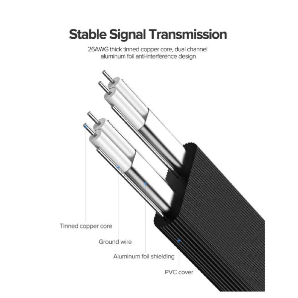 Кабель для передачі даних SATA 3 Data Cable 0.5m 90° corner US217 Black Ugreen (30797)