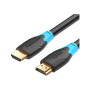 Кабель мультимедійний HDMI M to HDMI M 2.0m black Vention (AAGBH)