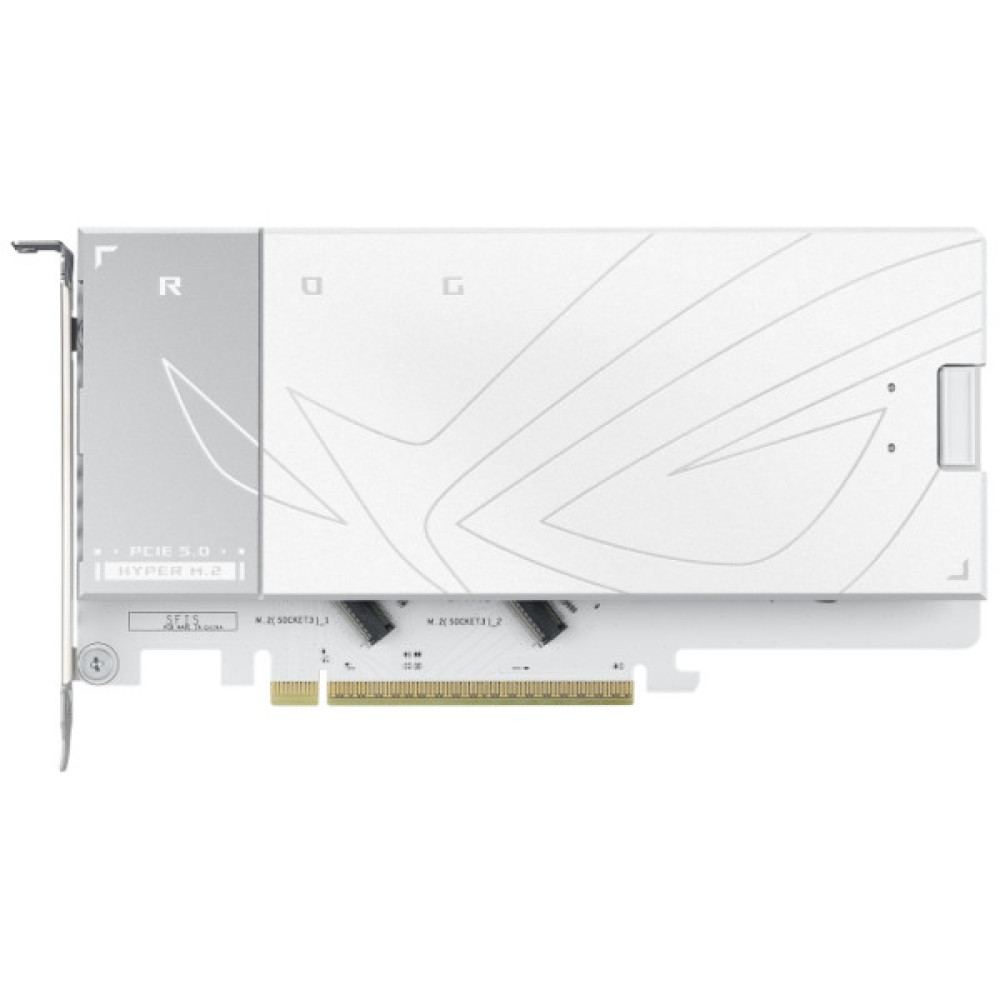 Материнcька плата ASUS ROG CROSSHAIR X870E GLACIAL sAM5 X870E 4xDDR5 M.2 USB Type-C Wi-Fi BT E-ATX білий