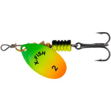Блешня X-Fish Stark 4.5g 2 Fire tiger (1917.05.85)