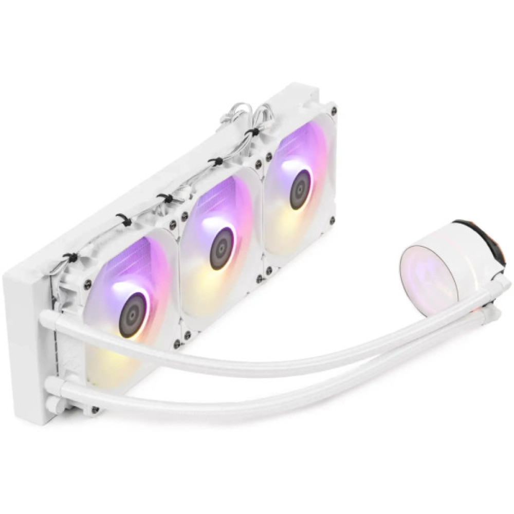 Система рідинного охолодження Qube ZT-360 white