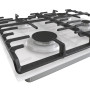 Варильна поверхня Gorenje газова на склі, 60см, чавун, білий Варильна поверхня Gorenje газова на склі, 60см, чавун, білий