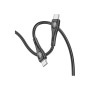 Дата кабель USB-C to USB-C 1.0m 60W Superior BX98 black BOROFONE (6941991104497) Дата кабель USB-C to USB-C 1.0m 60W Superior BX98 black BOROFONE (6941991104497)
