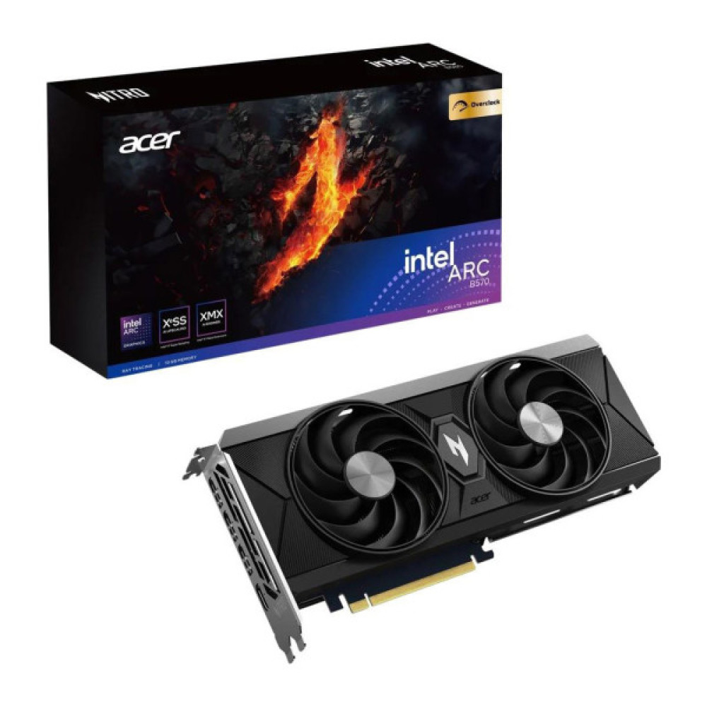 Відеокарта Nitro Intel Arc B570 OC 10GB Acer (DP.Z4CWW.P01)