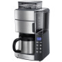 Кавоварка Russell Hobbs крапельна Grind and Brew 1л, мелена, LED-дисплей, сріблясто-чорний