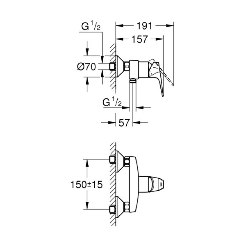 Змішувач Grohe Start Flow (23771000)