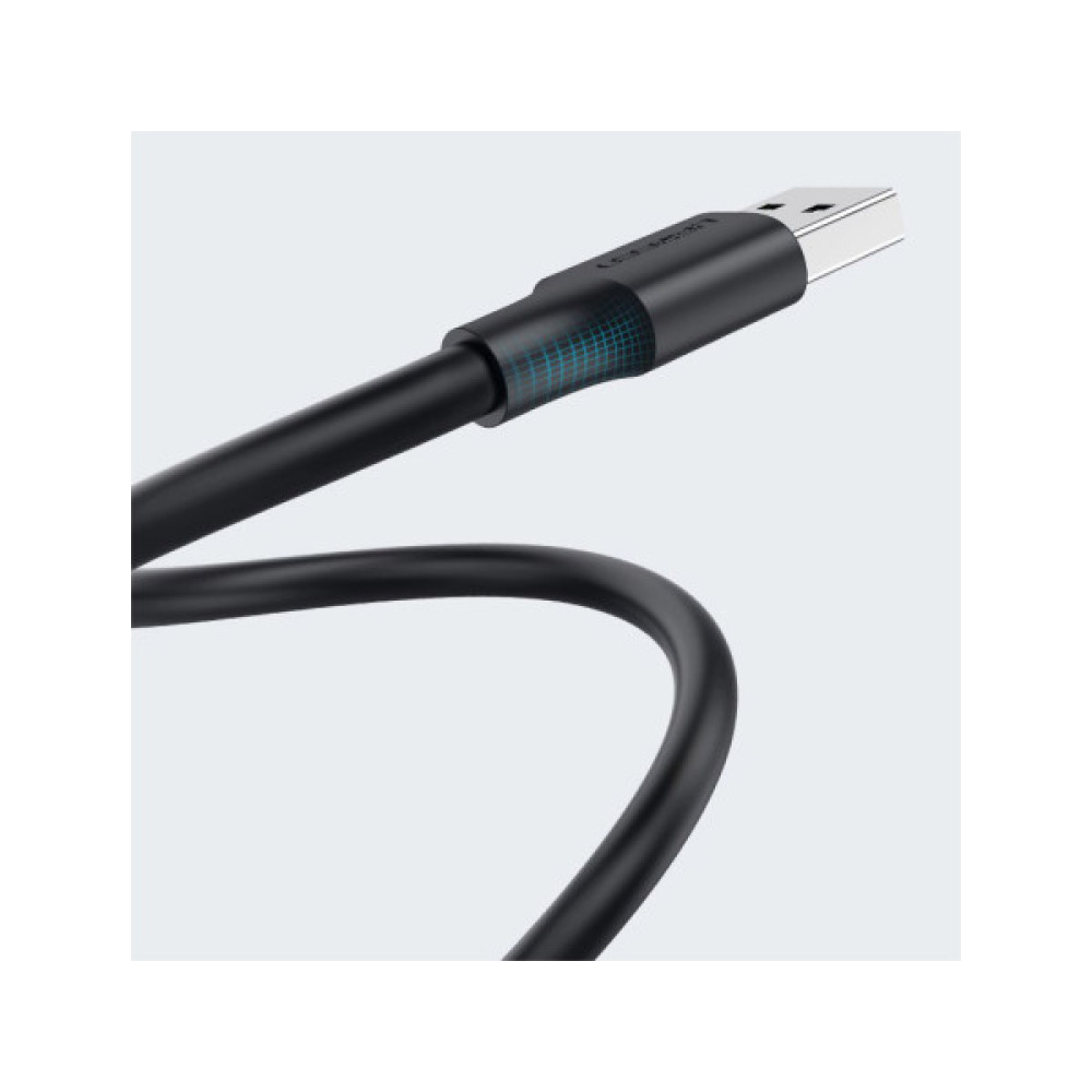 Дата кабель USB 2.0 AM/AM 2.0m US102 black Ugreen (10311)