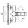 Змішувач AQUATICA HK-2C130C