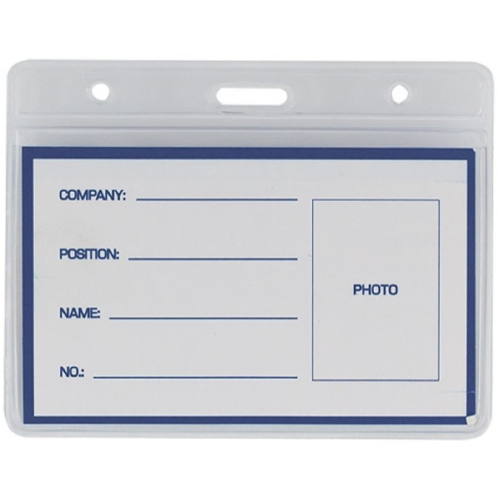 Бейдж Buromax horizontal 95х75мм PVC (BM.5402)