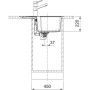 Мийка кухонна Franke Urban, фраграніт, прямокутник, з крилом, 620х500х220мм, чаша - 1, врізна, оборотна, UBG 611-62, чорний матовий Мийка кухонна Franke Urban, фраграніт, прямокутник, з крилом, 620х500х220мм, чаша - 1, врізна, оборотна, UBG 611-62, чорний матовий