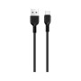 Дата кабель USB 2.0 AM to USB-C 1.0m 3A PVC X20 black HOCO (6957531068846) Дата кабель USB 2.0 AM to USB-C 1.0m 3A PVC X20 black HOCO (6957531068846)