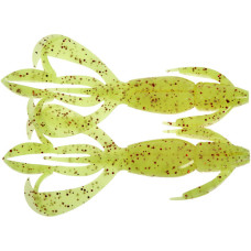 Силікон рибальський Keitech Crazy Flapper 2.4" (10 шт/уп) кpal01 chartreuse red flk (1551.14.47)
