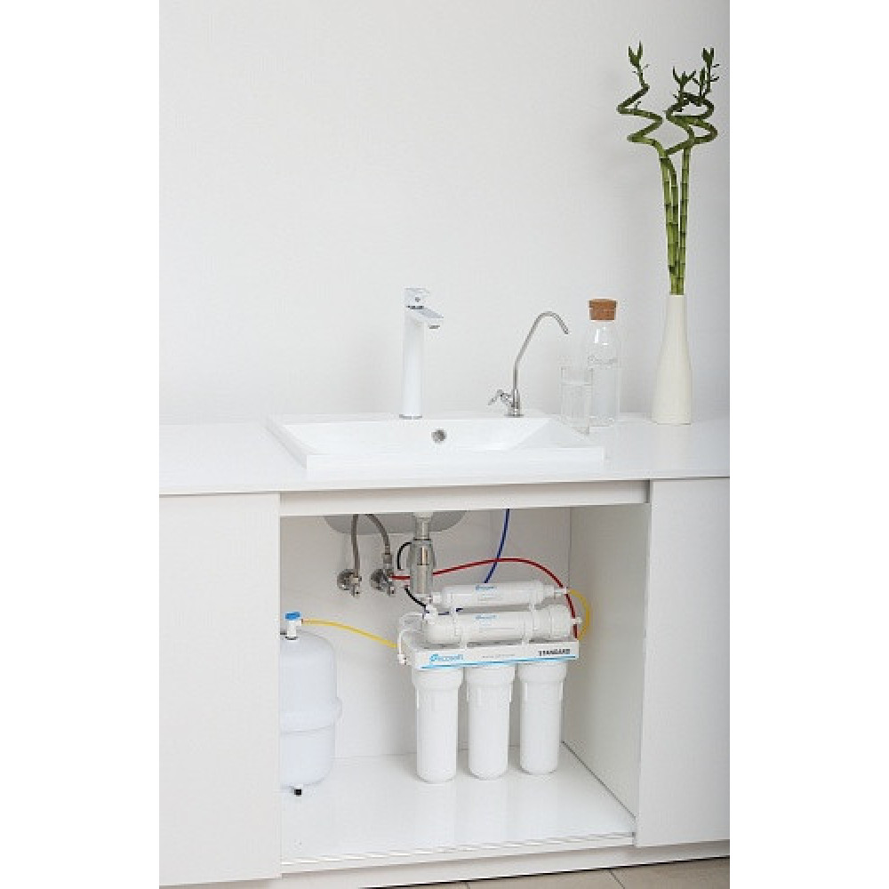 Фільтр зворотного осмосу Ecosoft Standard 5-50, мембрана 50gpd, кран капля