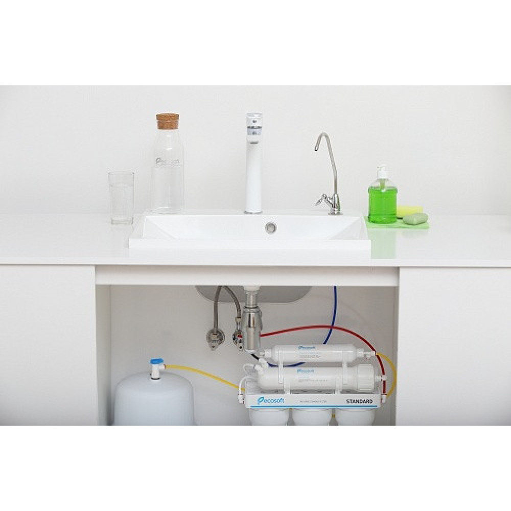 Фільтр зворотного осмосу Ecosoft Standard 5-50, мембрана 50gpd, кран капля