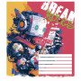 Зошит Школярик Break the rules 18 аркушів клітинка (018-3492K)