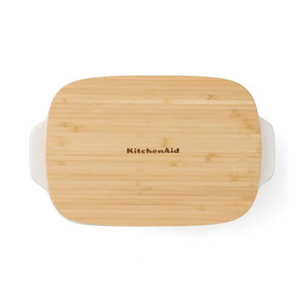 Форма для випікання KitchenAid з кришкою керамогранітна 1,9 л Фісташкова (CC007425-001)