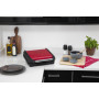 Гриль Russell Hobbs прижимний Family SteelGrill 1650Вт, темп. режимів-1, метал, червоно-чорний