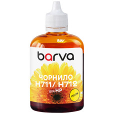 Чорнило Barva HP 711/712 100ml Y, water-soluble (H711-856)