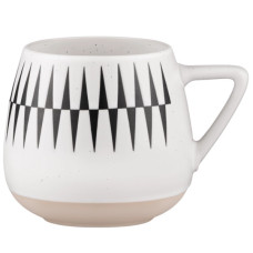 Чашка Ardesto Auro, 440мл, кераміка, білий (AR3033)