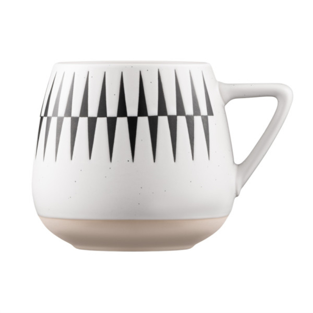 Чашка Ardesto Auro, 440мл, кераміка, білий (AR3033)