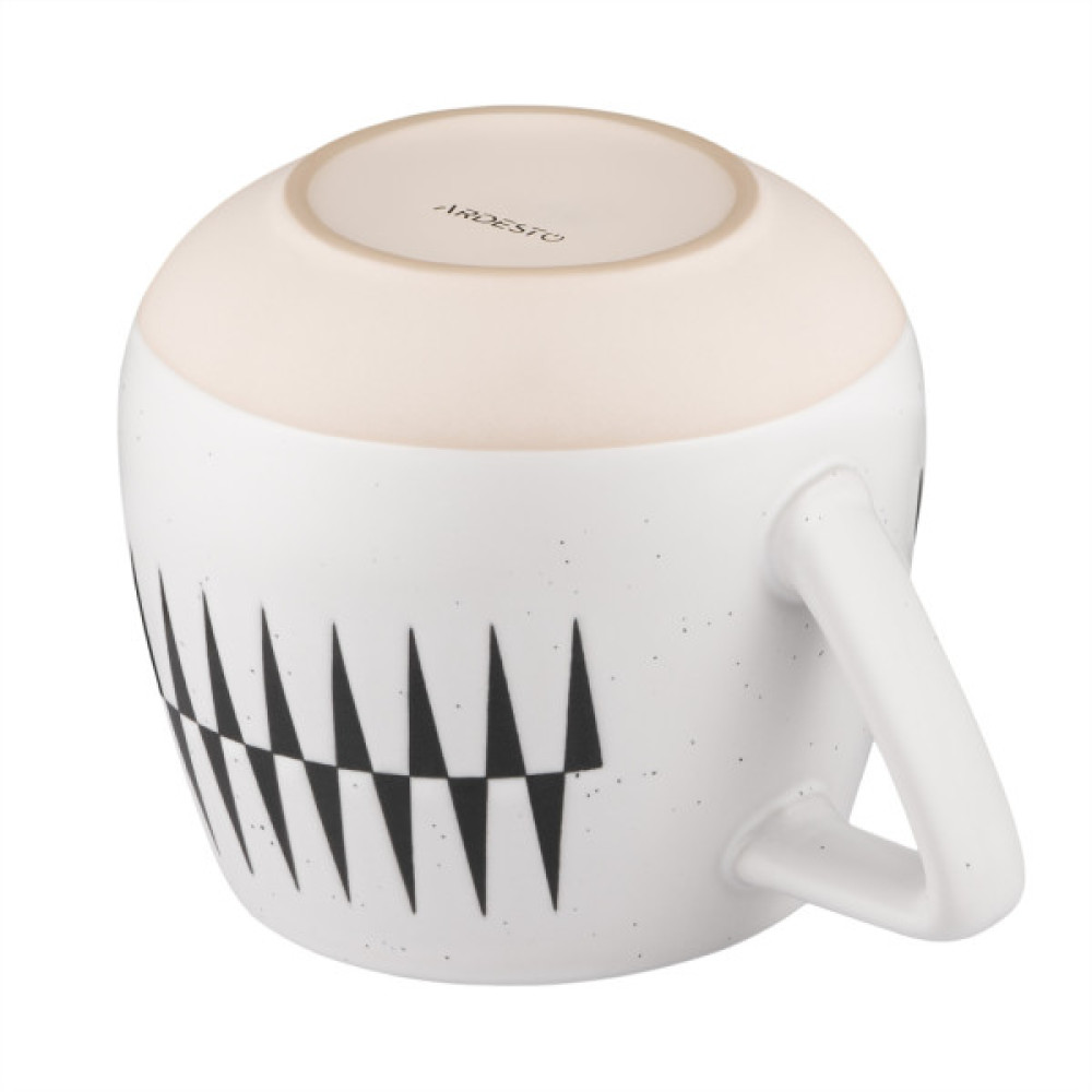 Чашка Ardesto Auro, 440мл, кераміка, білий (AR3033)