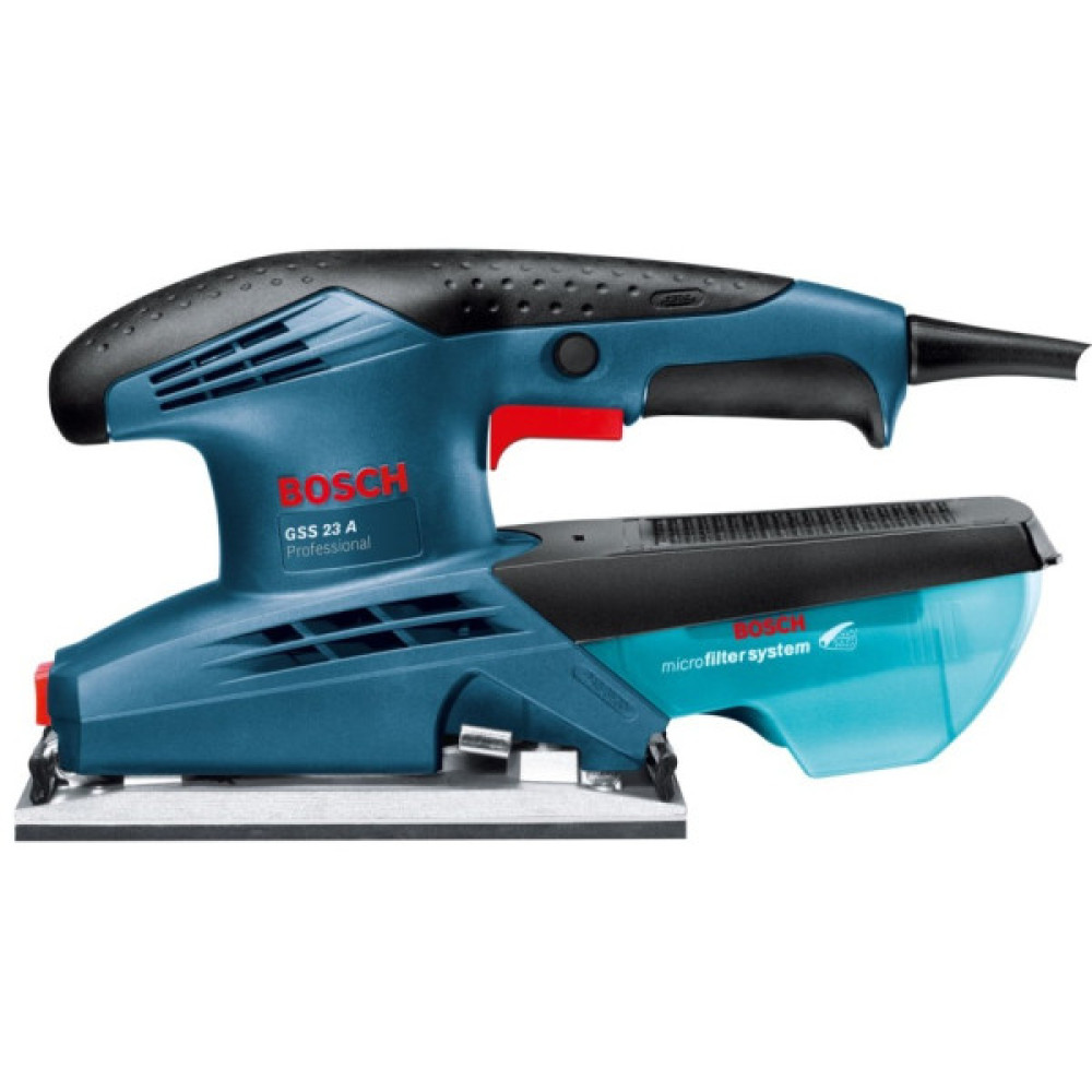 Шліфмашина вібраційна Bosch GSS 23 A 190Вт платформа 92х182 24000кол·хв 0.89кг