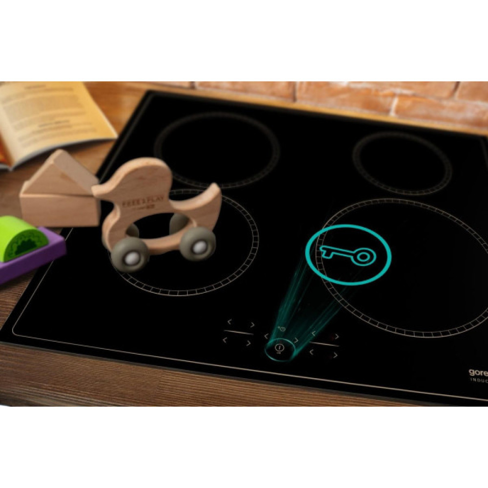 Варильна поверхня Gorenje індукційна, 60см, PowerBoost, TouchControl, StayWarm, блокування від дітей, чорний