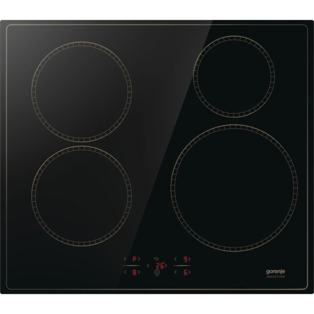 Варильна поверхня Gorenje індукційна, 60см, PowerBoost, TouchControl, StayWarm, блокування від дітей, чорний