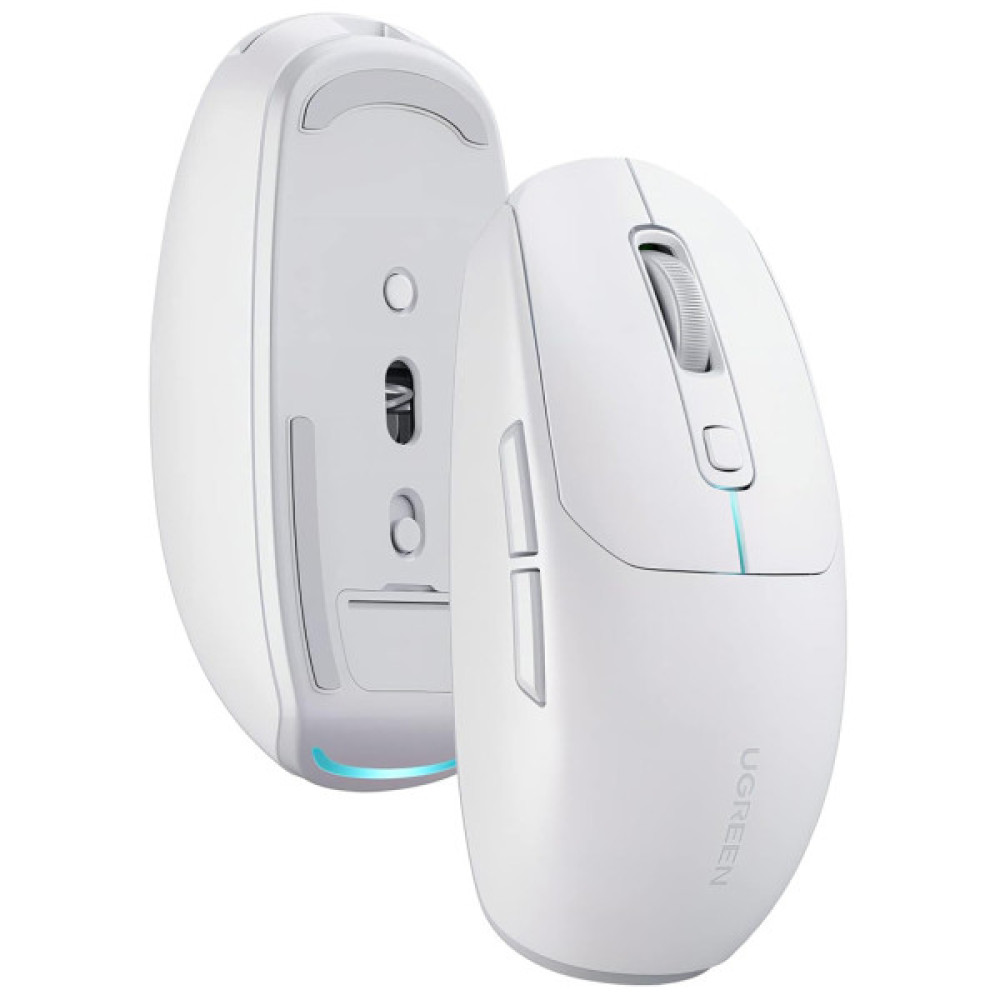 Мишка Ugreen MU103 Wireless/Bluetooth White (15629)